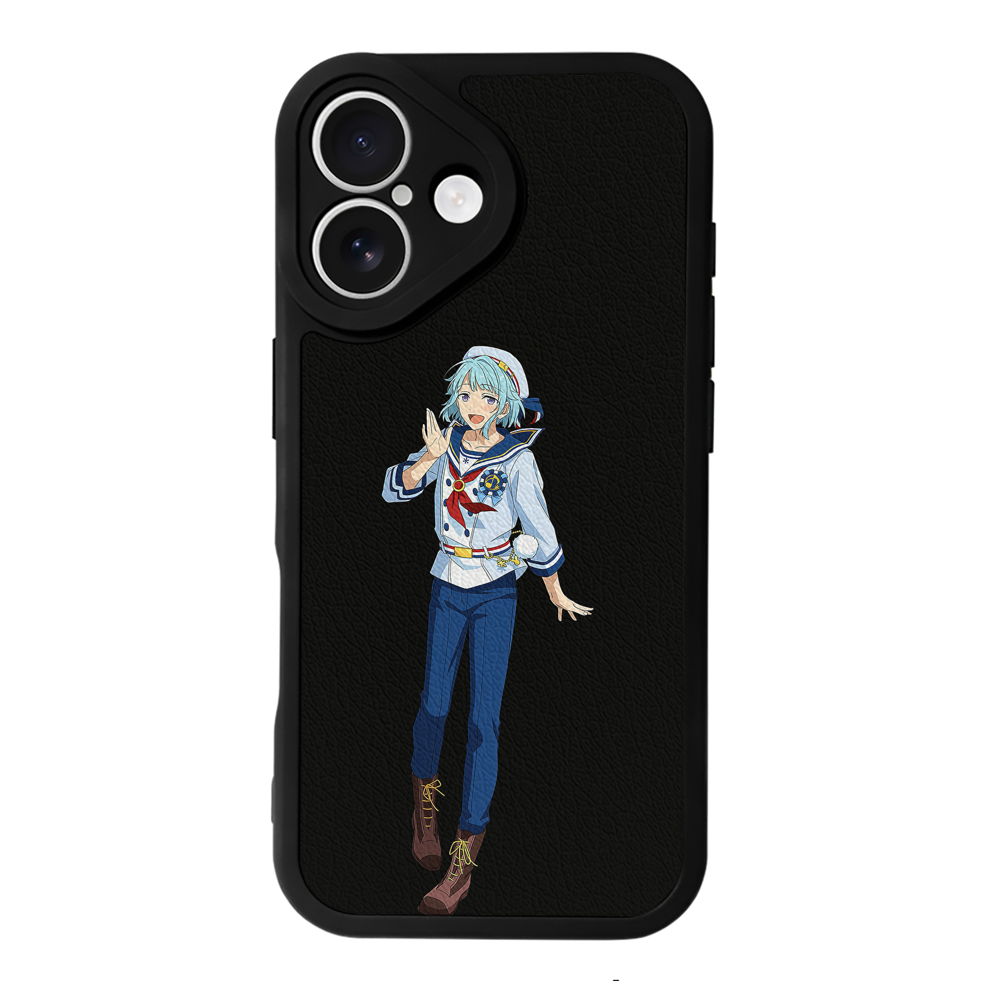 （画像用） あんさんぶるスターズ! Ensemble Stars 【iPhone 16シリーズ対応】シリコンスマホケース（レザー調） 材質：シリコン